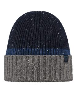 Barts Herren Mütze MENDEN Beanie dark heather Schurwolle