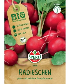 BIO-Sämerei-Radies, Radieschen ‚Raxe‘
