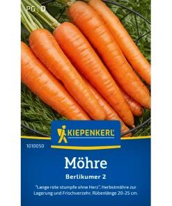 Sämerei-Karotte, Möhre ‚Lange rote stumpfe ohne Herz 2‘