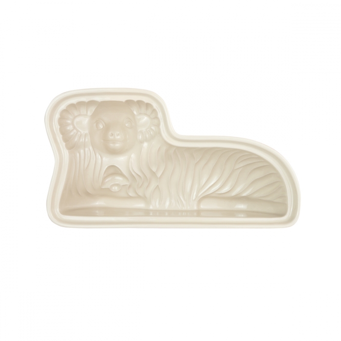 Backform Lamm Keramik rot 32,5×18,5×10,5cm schwere Ausführung - Image 4