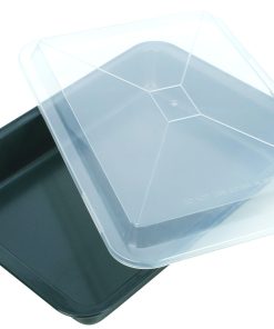 Backblech m. Kunststoffhaube tief 33x23cm