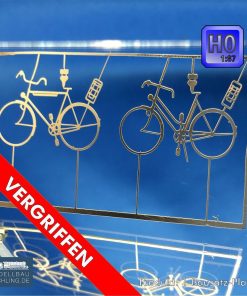 Zwei Fahrräder – Neusilber Bausatz H0 – Modellbau-Mechling