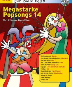 Megastarke Popsongs Bd. 14 für Sopranblockflöte (mit CD)