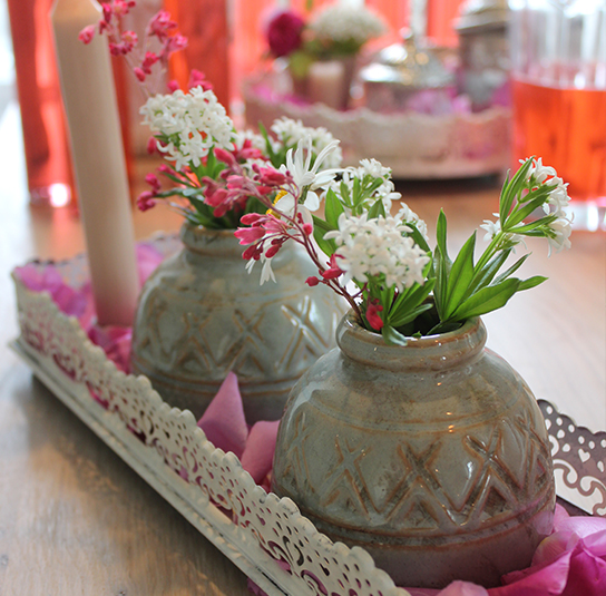DIY – Dekoset – Teller, Tablett Rose antique creme - Image 3