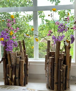 Vase Zweige inkl. Glasröhrchen